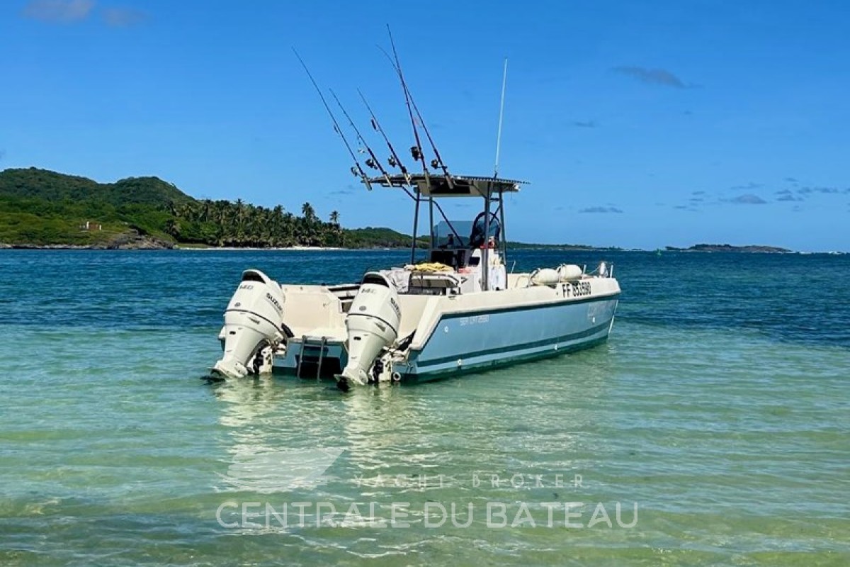 Catamaran Sea Cat 2550  au mouillage en Martinique - Centrale du Bateau
